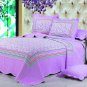 100% Cotton High Quality King Quilt BedSpread Set