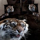 100% Cotton  3D Majestic King of All Animal Print 4 Pieces Bedding Sets hot selling