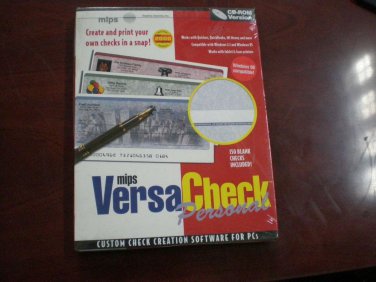 *NEW* VersaCheck Personal + 150 checks MIPS Print checks  Versa Check 043800