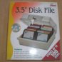 3.5" Disk Storage Box Case Holder - 3 1/2" Disc Diskette PC Tray File Hold 100