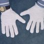 12 PAIRS WHITE 100% COTTON GLOVES INDUSTRIAL WORK NIGHT MOISTURISING JEWELRY