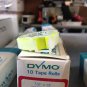 10 Pack Dymo 1/2" x 12' NEON YELLOW Embossing Tape Label Magazine Maker Printer