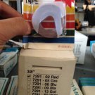 NEW Dymo 3/8" x 12' RED Embossing Tape Label Magazine Maker Printer Refill Roll