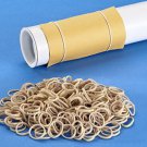 3 POUNDS of Quality Rubber Bands 7/8" x 1/16" Small Quality Office Supply #8