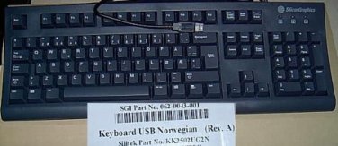 *NEW* NORWEGIAN NORWAY ENGLISH USB KEYBOARD FOR PCS & MACS - Foreign Keyboard