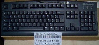 FRENCH ENGLISH USB KEYBOARD GREAT FOR PCS OR MACS - FOREIGN KEYBOARD - FRANCE