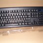 *NEW* BLACK IBM  BLACK 104 SEMI CLICKY KEYBOARD PS2 PS/2 VINTAGE WIRED STANDARD