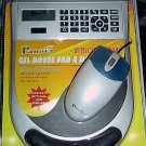 NEW USB Optical Scroll Mouse W/ Gel Pad + Built in Calculator! Scrolling PC MAC