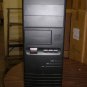 Black Small Tower AT Computer Case Vintage Build Desktop Server DOS WIN -040DBF