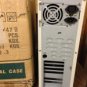 AT Computer Case + POWER SUPPLY Tower Desktop PC Win Dos Build Server 747B+Power