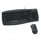 NEW Microsoft Basic Black Value Pack 2.0 USB Keyboard + Optical Mouse AJB-00001