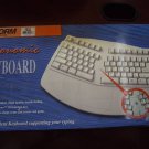 *NEW* Adesso Ergonomic Keyboard Nuform w/ Pointer EKB-804 Natural Ergo PS2 PS/2