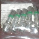 5 PACK FC F-CONN CABLE 6 RG-6 BNC MULTI FIT FS6UBNC AV CABLE CONNECTOR CCTV