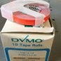 10 Pack Dymo 1/4" x 12' GLOSS ORANGE Embossing Tape Label Magazine Maker Printer