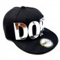 3D Letter "Dope" Rivets Bolt Hip Hip Adjustable Snapback Cap (Silver)