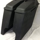 Harley Davidson 6" Extended Saddlebags with Cut Outs and 6.5" Speaker Lids - NP