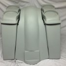 Harley Davidson 6" Extended Saddlebags Dual 6.5" Speaker Lids + Fender No Cutout