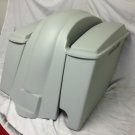 New Harley Davidson 4" Extended Stretched Saddlebags Lids Fender Right Cut Out