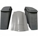 New Harley Davidson 4" Extended Stretched Saddlebags Lids Fender No Cut Out