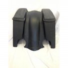 Fiberglass Harley Davidson 4" Extended Stretched Saddlebags + Lids & Cut Fender