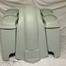 Harley Davidson 4" Extended Saddlebags Dual 6.5" Speaker Lids + Fender Cutouts