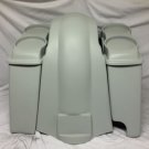 Harley Davidson 6" Heritage Softail Extended Saddlebags Dual 6.5" Speaker Lids R