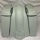 Harley Davidson 6" Heritage Softail Extended Saddlebags 6.5" Speaker Lids + NCO