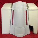Harley Davidson Softail Heritage 6" Extended Stretched Saddlebags Lids LED Light