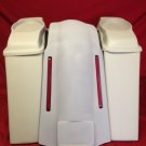 Harley Davidson Bagger 6" Stretched Bags With 6x9 Lids No CutOuts LED Fender