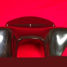 Fiberglass Yamaha Roadstar Cycle Fairing 1600/1700 6.5" Speaker Batwing 99-09