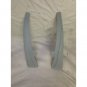 2005-2013 Chevrolet Corvette C6 Fiberglass Add-On Rear Mud Flaps Car Race Fast