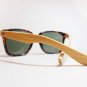 Bamboo Wood Sunglasses - Tortoise Aviator Industrial Eyewear