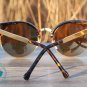 CAT EYE SUNGLASSES - VINTAGE INSPIRED CIRCLE ROUND EYEWEAR (Tortoise)