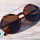 ROUND RETRO SUNGLASSES - VINTAGE INSPIRED CIRCLE EYEWEAR (Tortoise)