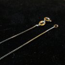 Sterling Silver Bracelet Italian Box Chain .75mm 7inch