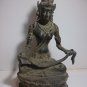 Antique ! RORO JONGGRANG / VISHNU Wishnu Old Bronze Statue Table Decor #r334