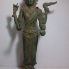 Antique ! Lord SHIVA Shiwa Hindu Hinduism GOD Old Bronze Statue Table Decor #r354