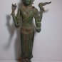 Antique ! Lord SHIVA Shiwa Hindu Hinduism GOD Old Bronze Statue Table Decor #r354