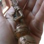 Antique ! Vintage Vishnu Wishnu Budha Hindu GOD From Bronze Statue 104gram Table Decor #r382