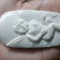 Bali Pendant Necklace Cupid Love Baby Angel From Buffalo Bone Carving w/ Silver Bail 925#r380