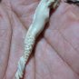 Bali Pendant Necklace Nude Mermaid From Deer Antler Carving w/ Silver Bail 925_q660