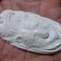 Bali Pendant Necklace Eagle & Beast Were Wolf From Buffalo Bone Carving With Silver Bail 925_q654