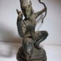Vintage ! ARJUNA Wayang Java MAHABHARATA Archery Old Bronze Statue Table Decor#r308
