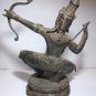 Vintage ! ARJUNA Wayang Java MAHABHARATA Archery Old Bronze Statue Table Decor#r308