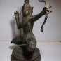 Vintage ! ARJUNA Wayang Java MAHABHARATA Archery Old Bronze Statue Table Decor#r308