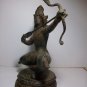 Vintage ! ARJUNA Wayang Java MAHABHARATA Archery Old Bronze Statue Table Decor #r307