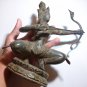 Vintage ! ARJUNA Wayang Java MAHABHARATA Archery Old Bronze Statue Table Decor #r307