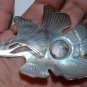 Bali Pendant Beauty Plants Flower White Mabe Pearl Mother Sea Shell Carving With Silver Bail 925 #q