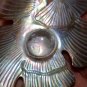 Bali Pendant Beauty Plants Flower White Mabe Pearl Mother Sea Shell Carving With Silver Bail 925 #q