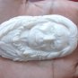 Bali Pendant Necklace INDIAN FACE From Buffalo Bone Carving With Silver Bail 925 #r150